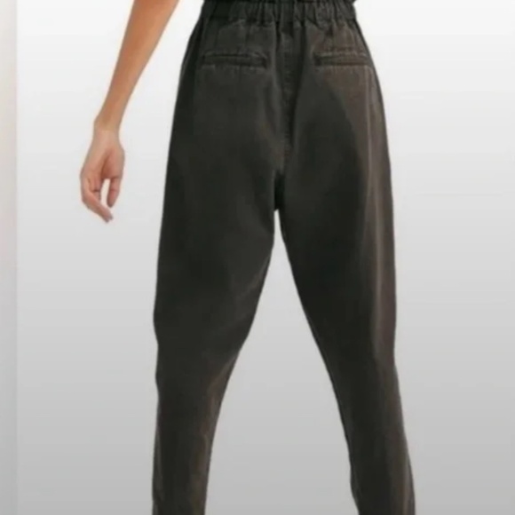 Free People Margate Pleated Trouser black size small - Picture 2 of 6